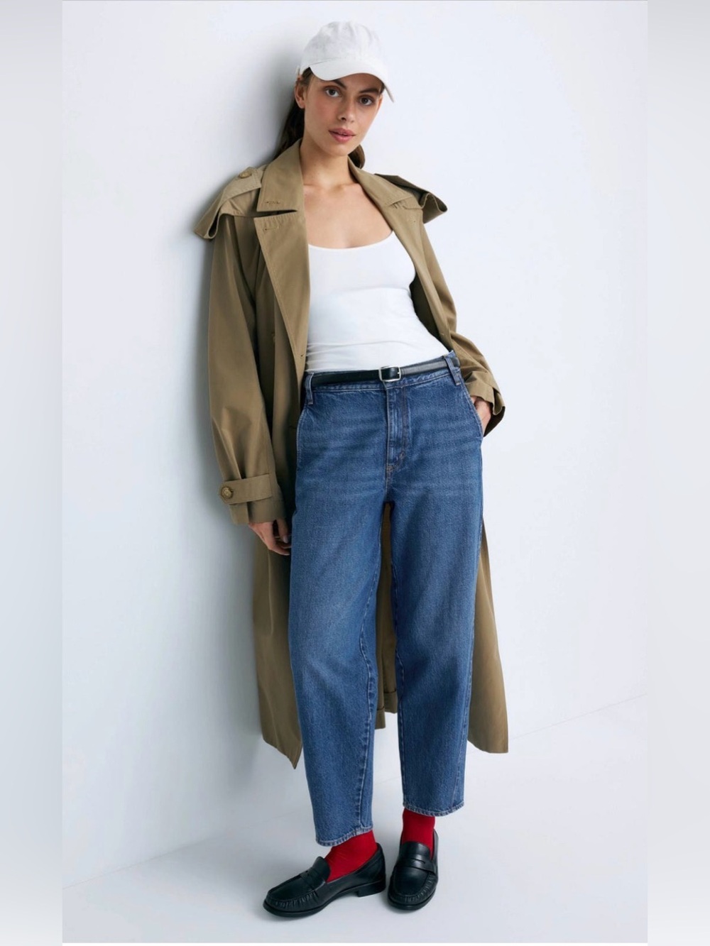 Frame Denim Candle Trouser in Swan